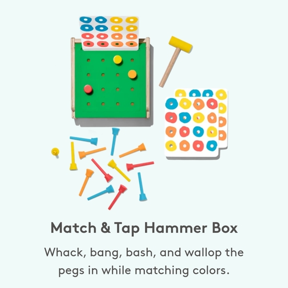 LOVEVERY Match & Tap Hammer Box - Picture 2 of 4